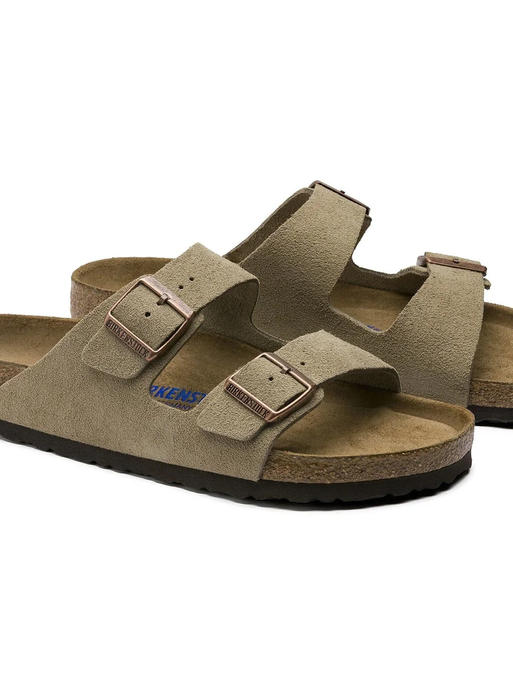 Birkenstock Unisex Arizona Suede Sandal — Taupe NWOT
